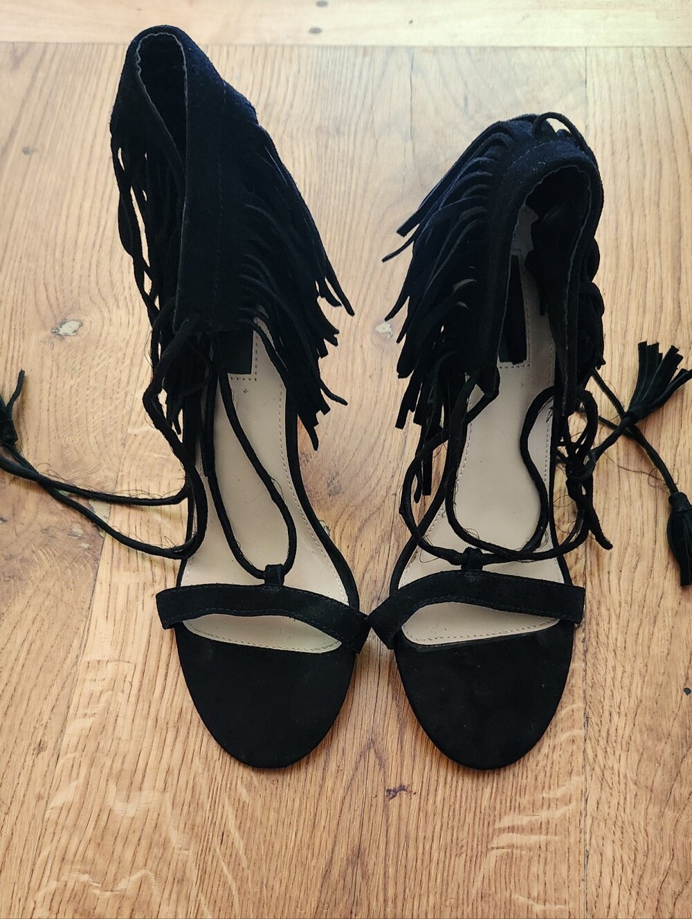 Forever 21 Fringe Stilleto Heels